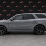 Dodge Durango GT 2021 сірий вид збоку для оренди