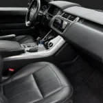 Range Rover Sport 2018 чорний вигляд ззаду
