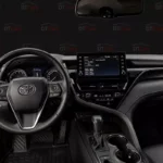 Toyota Camry 2023 чорний вигляд ззаду